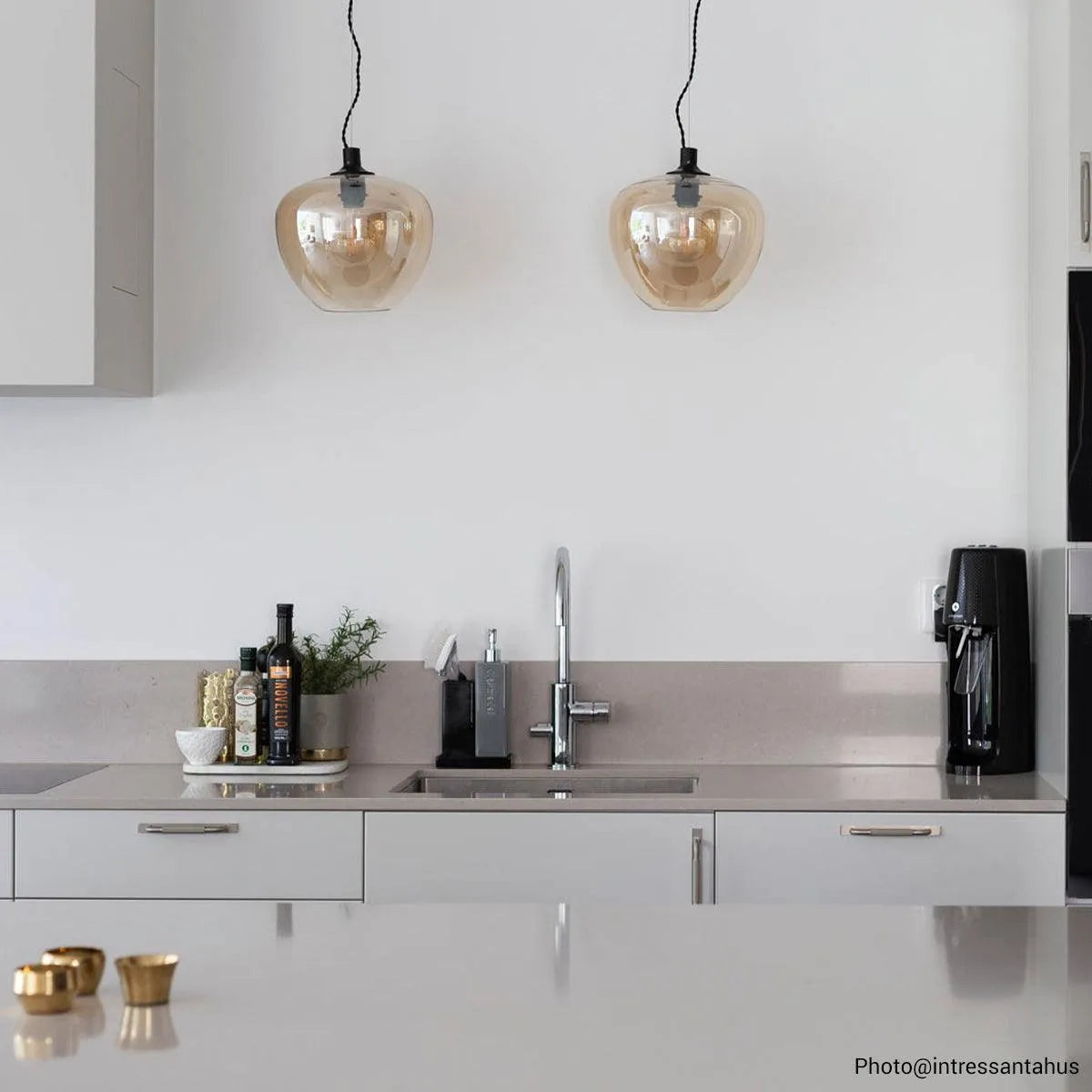 By rydens hanglamp bellisimo modern goud rond 280mm