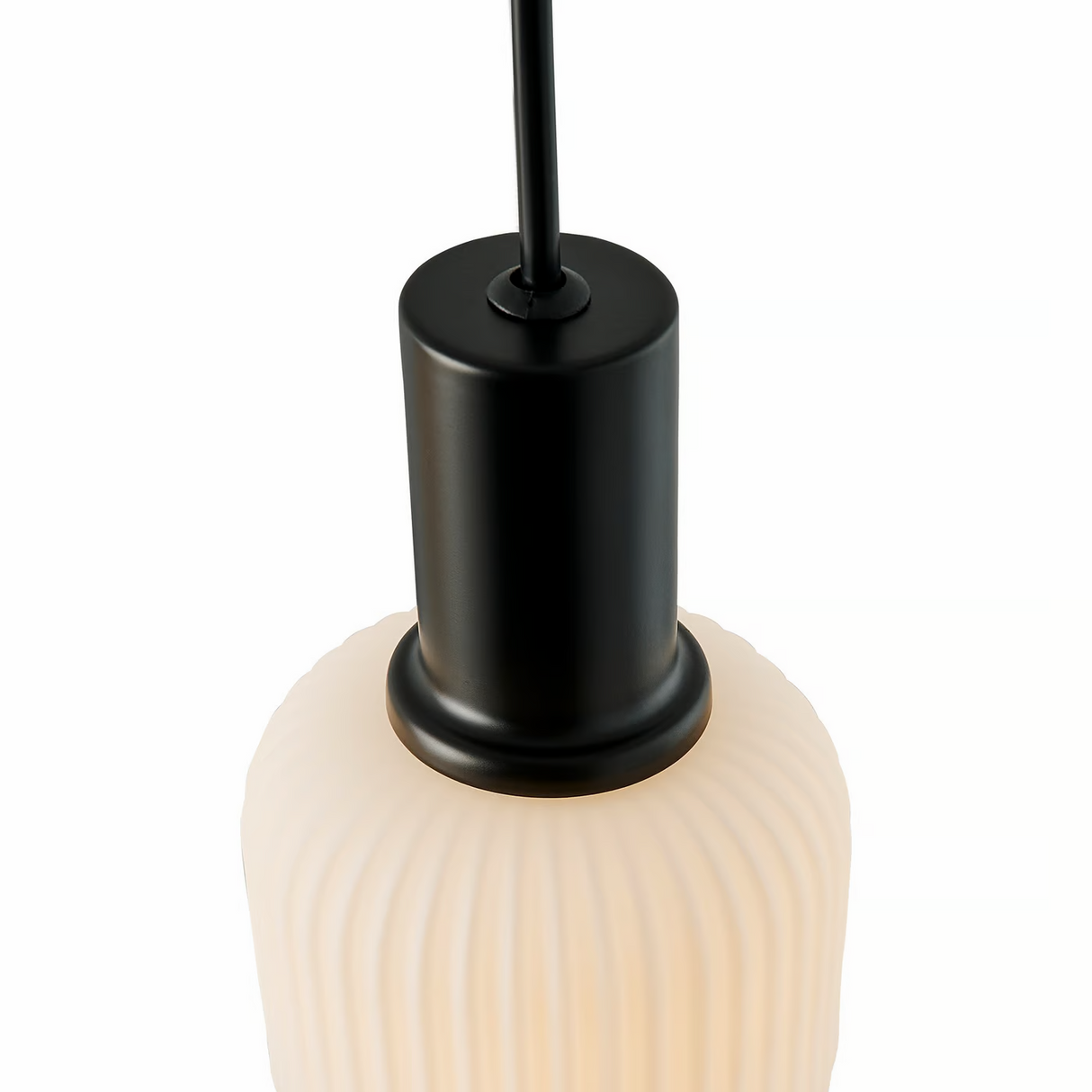Hanglamp glas eettafel 'Milford' 3 bollen opaal 52 cm