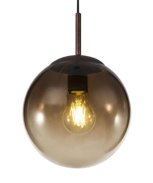 Glas bol hanglamp modern E27 fitting modern 