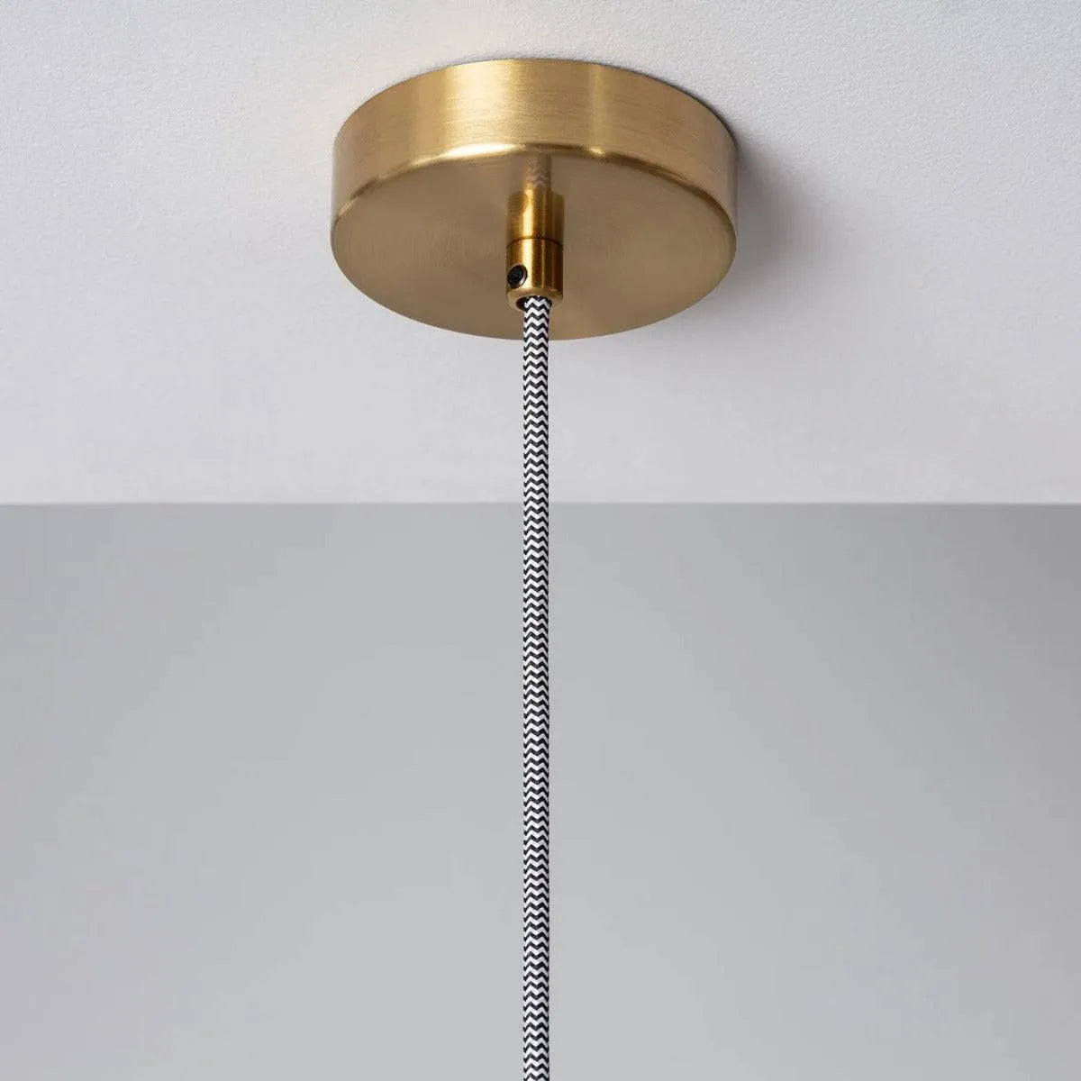 Klassieke hanglamp goud met glazen kap E27 fitting 'Laurie' 24 cm - FOIR