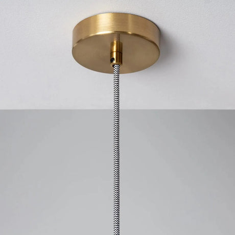 Klassieke hanglamp goud met glazen kap E27 fitting 'Laurie' 24 cm - FOIR