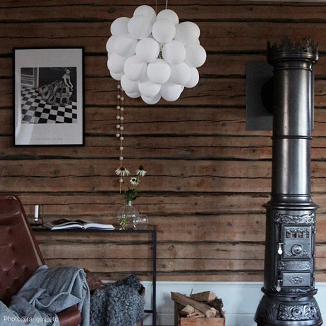 Hanglamp glas by rydens gross modern led lamp