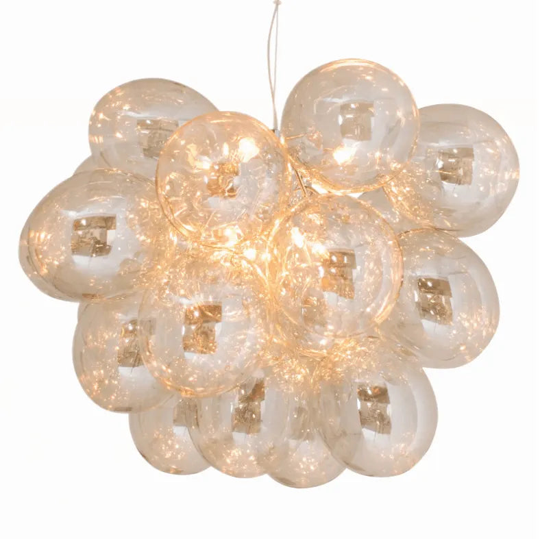 Gouden hanglamp modern glas e27 fitting led lamp By Rydens