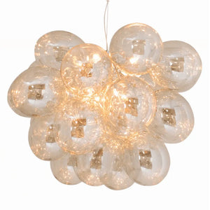 Gouden hanglamp modern glas e27 fitting led lamp By Rydens