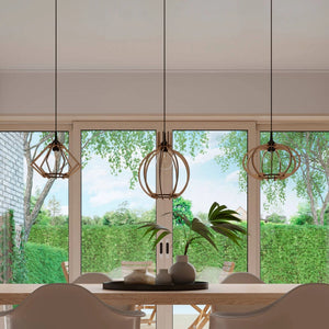 Hanglamp hout e27 fitting Mande 30 cm
