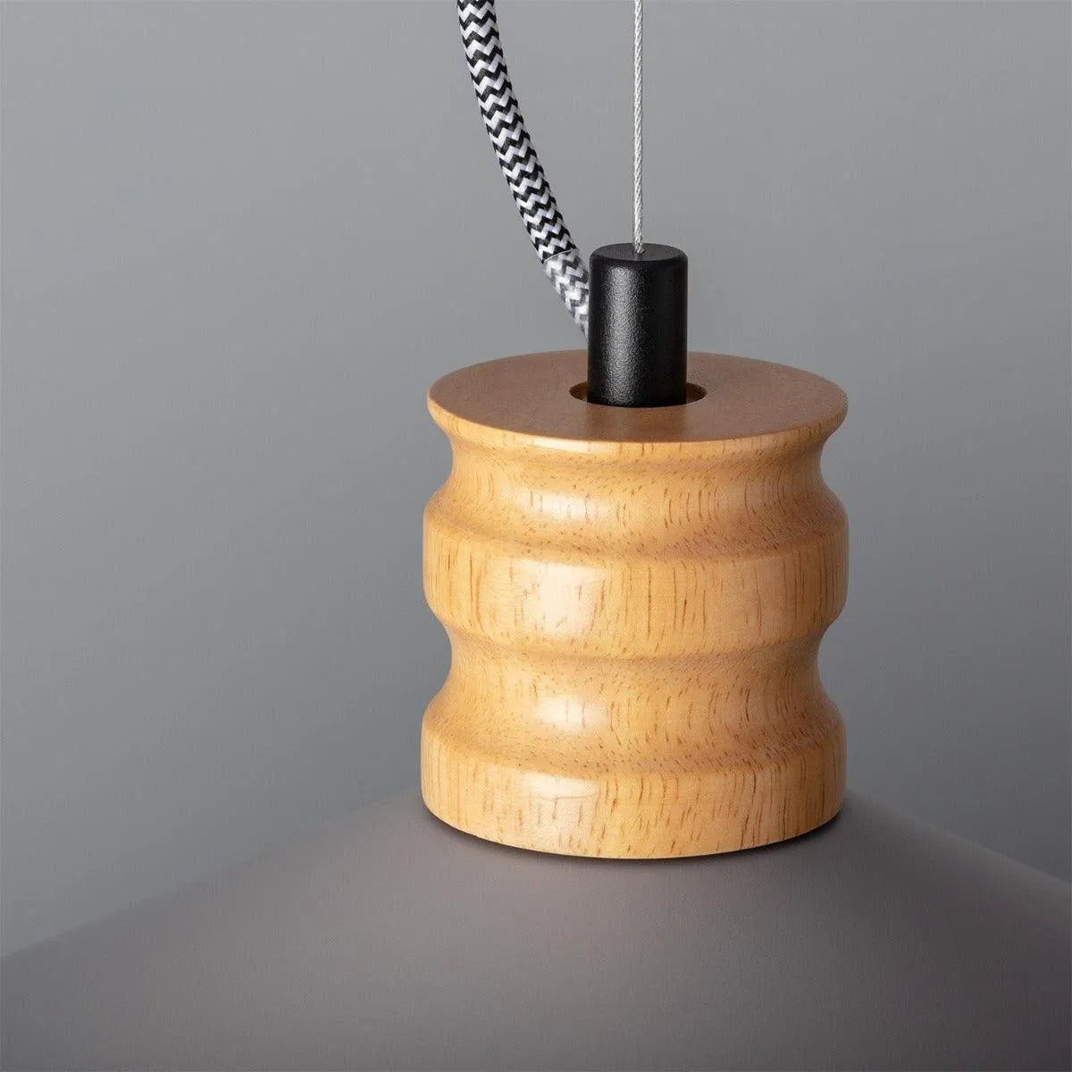 Grote hanglamp rond e27 fitting beton led lamp
