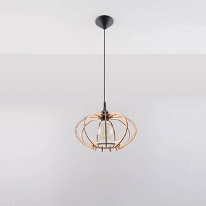 Hanglamp hout e27 fitting Mande 30 cm