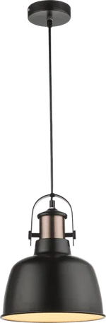 Hanglamp industrieel E27 fitting metaal rond