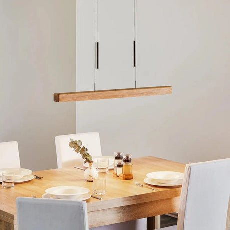 kantoorlamp hout boven de eettafel verstelbaar led 