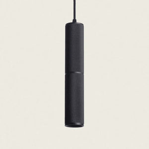 Hanglamp metaal zwart gefreesd 'Luminex' gu10 downlighter led - FOIR
