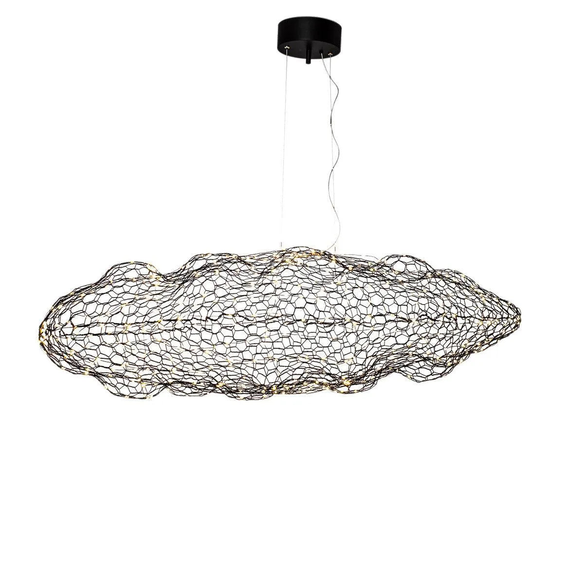 Hanglamp zwart gaas by rydens hayden led wolk