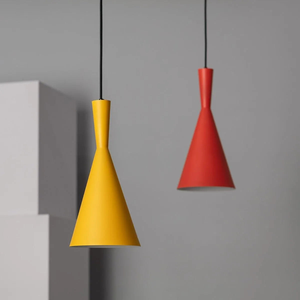 Hanglamp retro 'Atkin' E27 fitting metaal design 38 cm - FOIR