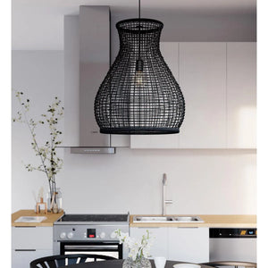 zeegras lamp By rydens seagrass modern e27 fitting rond led lamp 