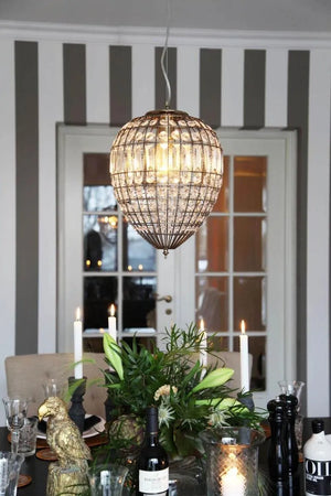 Design lamp glas e27 fitting rond led