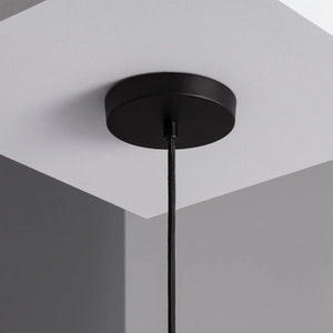 Zwarte hanglamp retro modern led lamp
