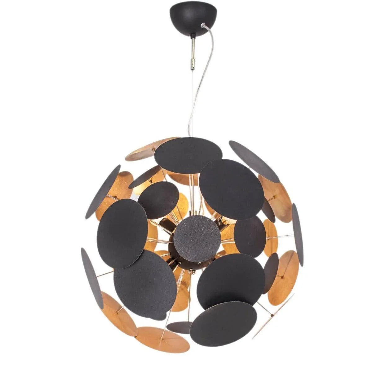 hanglamp groot zwart zwart rond e27