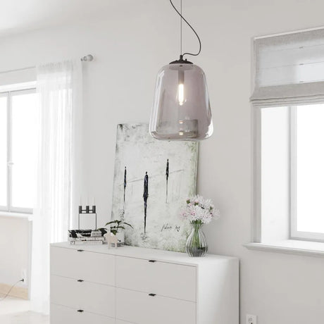 Grote hanglamp by rydens rookglas modern led lamp 