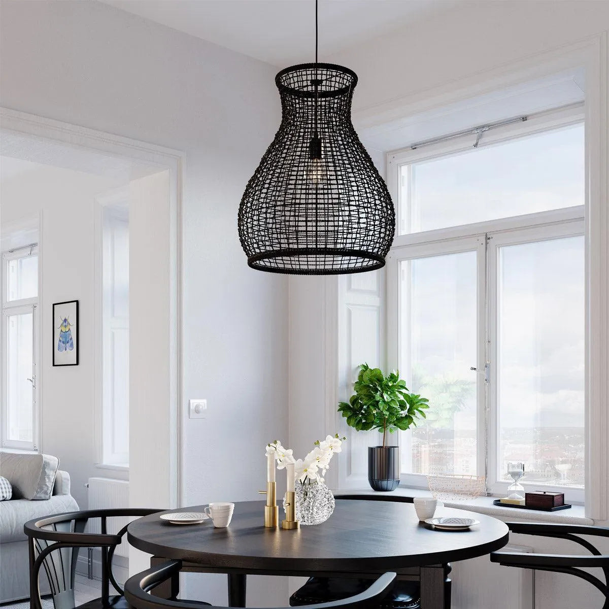 Hanglamp seagrass modern gevlochten by rydens seagrass