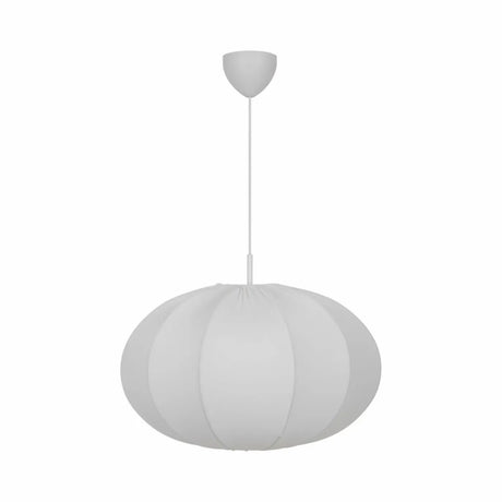 Hanglamp stof beige 'Aeron' e27 60 cm - FOIR