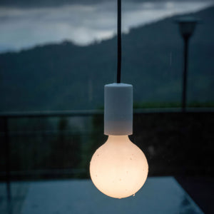 Hanglamp buiten glad IP65 e27 fitting 5 meter