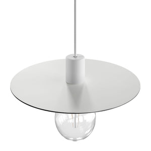 Hanglamp buiten platte kap Buitenlamp 5M kabel compleet IP65