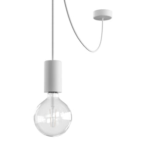 Hanglamp buiten glad IP65 e27 fitting 5 meter