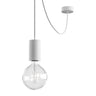 Hanglamp buiten glad IP65 e27 fitting 5 meter