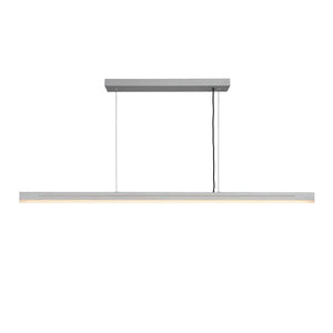 Brede LED hanglamp aluminium met ingebouwde Moodmaker Nordlux Skylar - FOIR