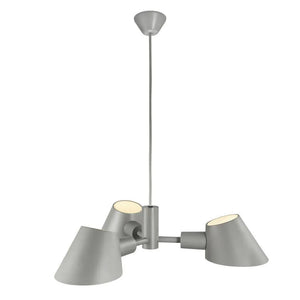 Nordlux stay grijze hanglamp rond e27 fitting 600mm