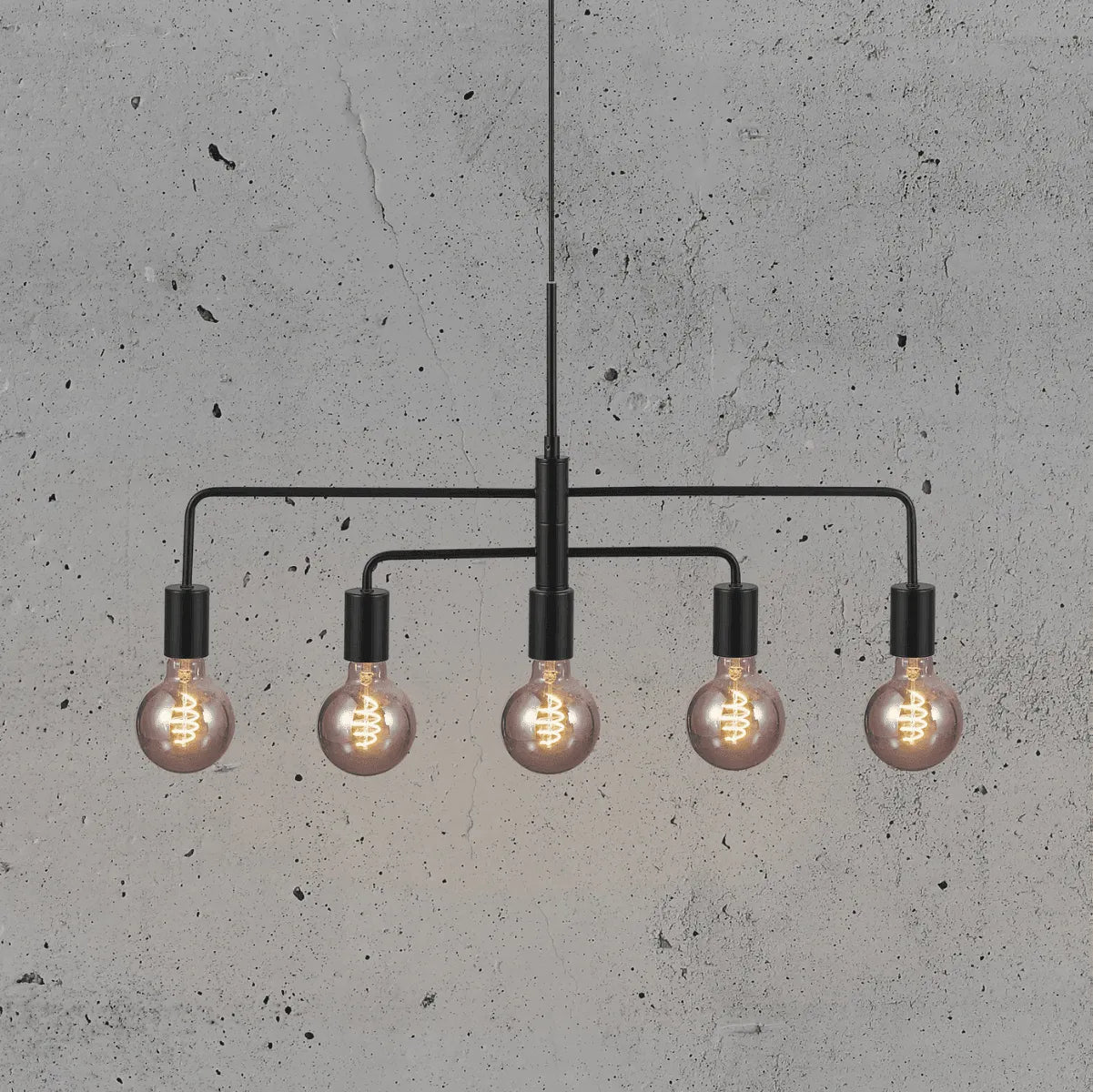 Gloom hanglamp zwart nordlux met  e27 fittingen verstelbaar 5704924006227 2113053003
