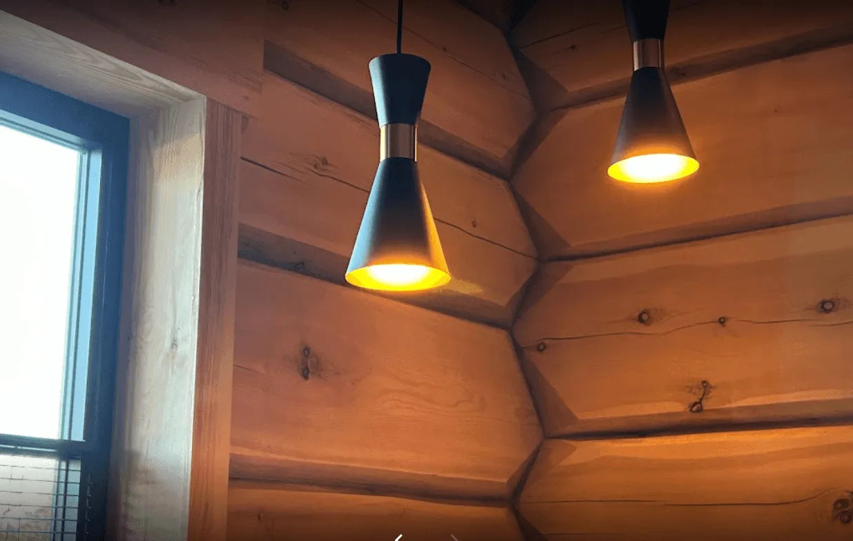 Hanglamp zwart goud e27 fitting retro design