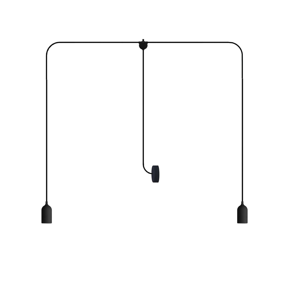 Hanglamp set buiten ip65 Zwart Losse fittingen