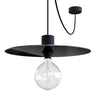 Hanglamp buiten platte kap Buitenlamp 5M kabel compleet IP65