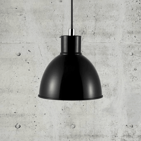 Hanglamp zwart 'Pop' hanglamp metaal 21 cm - FOIR