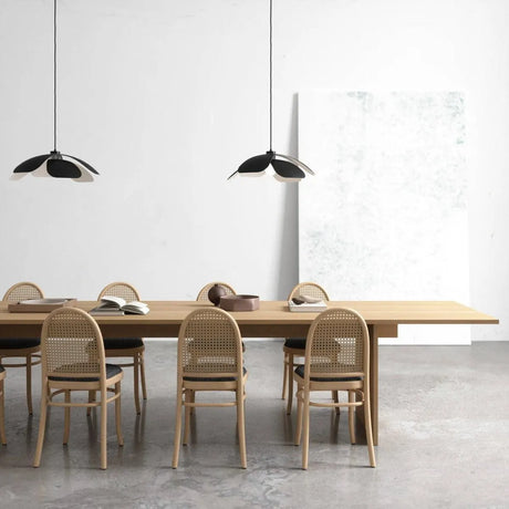 Ronde design lamp 'Maple' DFTP zwart e27 fitting 55 cm - FOIR