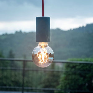 Hanglamp buiten zwart 1.5m kabel E27 IP65