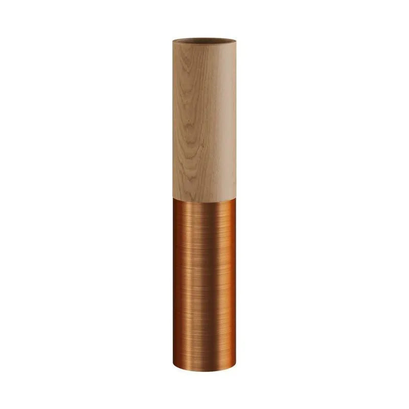 Hanglamp spot E14 fitting losse kap hout titanium-Koper - FOIR