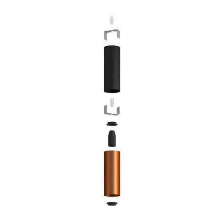 Hanglampje E14 fitting zwart minimalistisch - FOIR