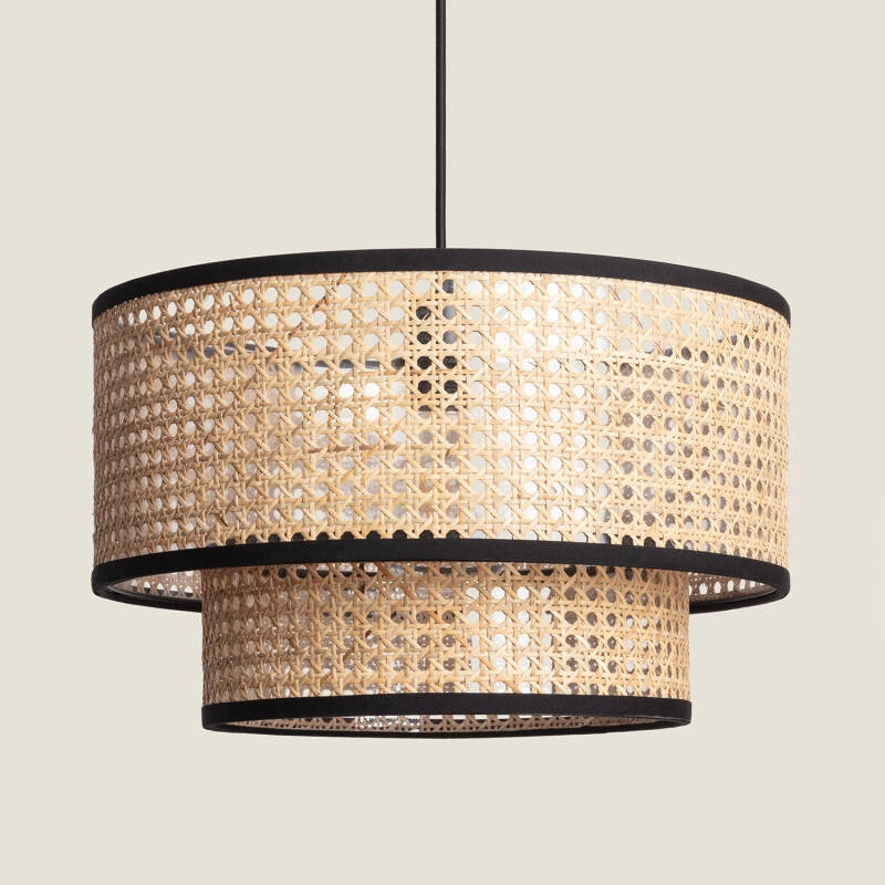 Hanglamp rotan e27 fitting Gevlochten 40 cm