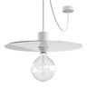 Hanglamp buiten platte kap Buitenlamp 5M kabel compleet IP65