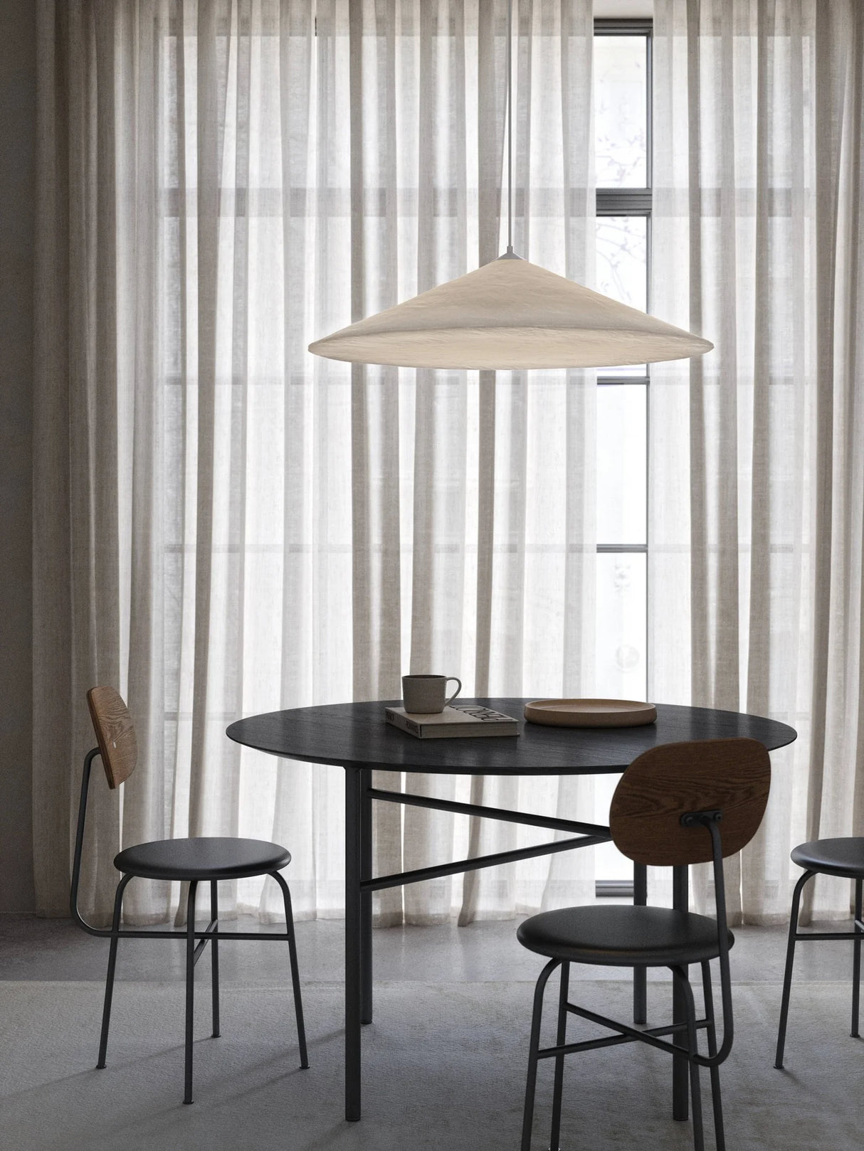 Hanglamp Design Papier e27 textiel Hill 85 cm