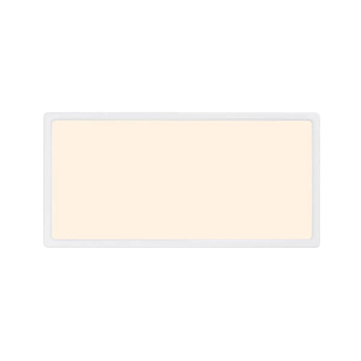 Grote witte plafondlamp rechthoek met Moodmaker Nordlux Harlow - FOIR