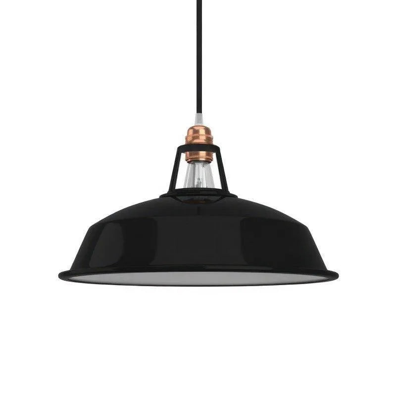 Lampenkap industrieel 'Haven' gat e27 fitting 38 cm - FOIR