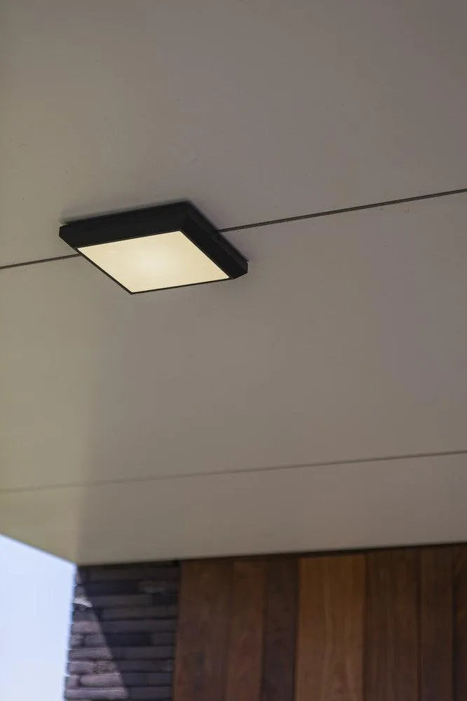 Plafondlamp buiten vierkant led lamp helder wit