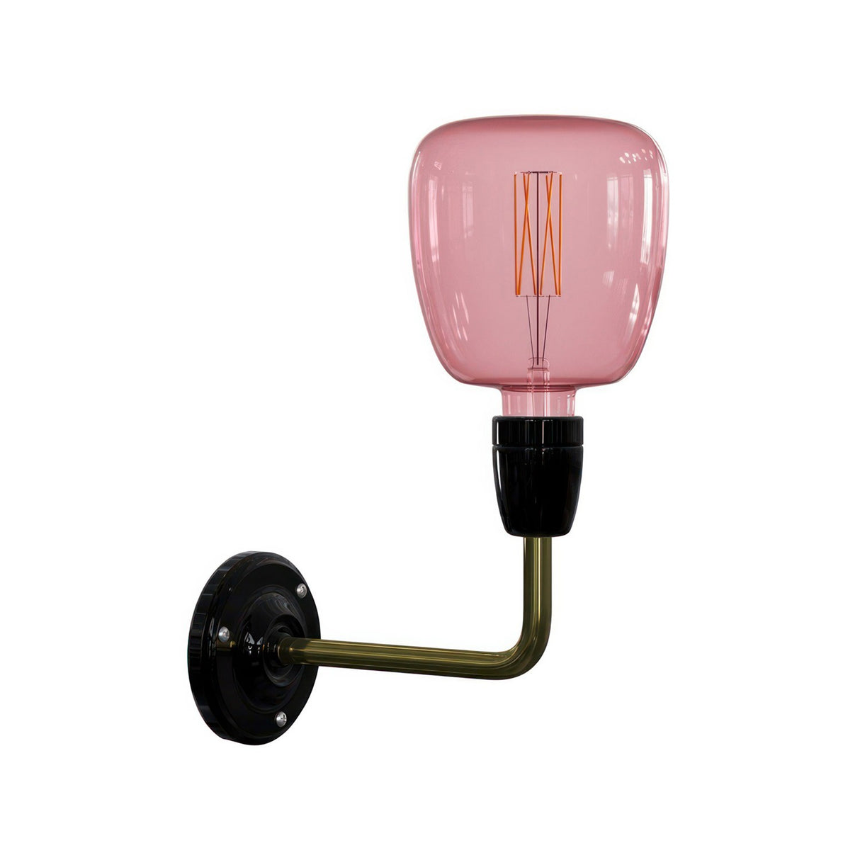 Wandlamp industrieel hoek E27 porselein (zonder lichtbron)