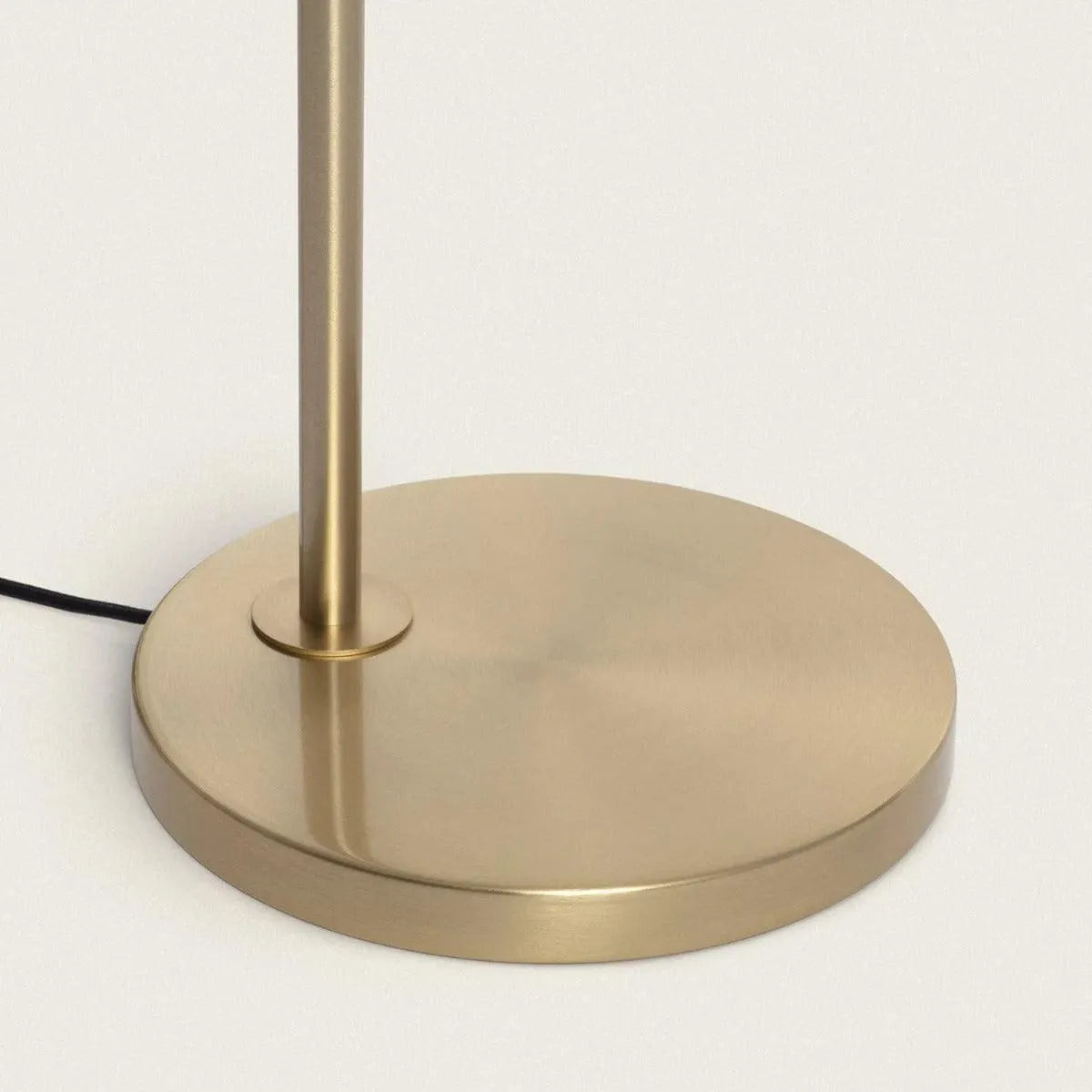 Vloerlamp goud met opaalglazen kappen E27 fittingen 'Mono 3' - FOIR