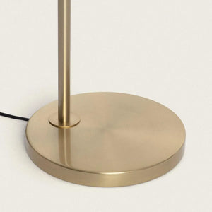 Vloerlamp goud met opaalglazen kappen E27 fittingen 'Mono 3' - FOIR
