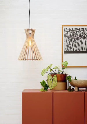 Houten hanglamp nordlux groa 35 led