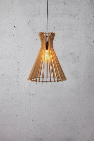 hanglamp hout e27 fitting Nordlux groa 35