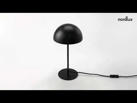 Tafellamp zwart Nordlux 'Ellen' modern E14 fitting 40 cm - FOIR
